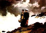 Winslow Homer Watching the Breakers china oil painting reproduction